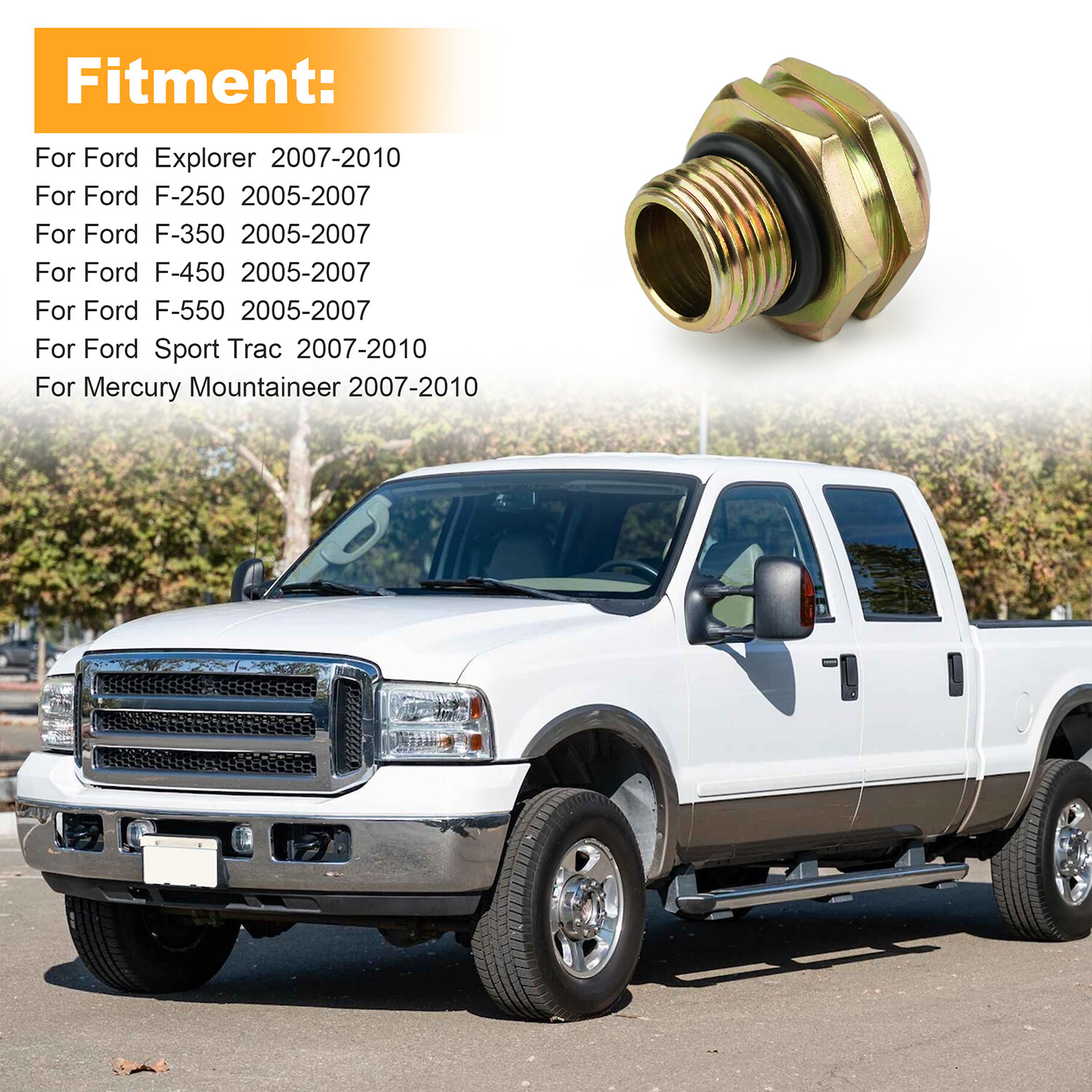 Automatic Transmission Cooler Line Connector Kit for 2007-2010 Ford Explorer