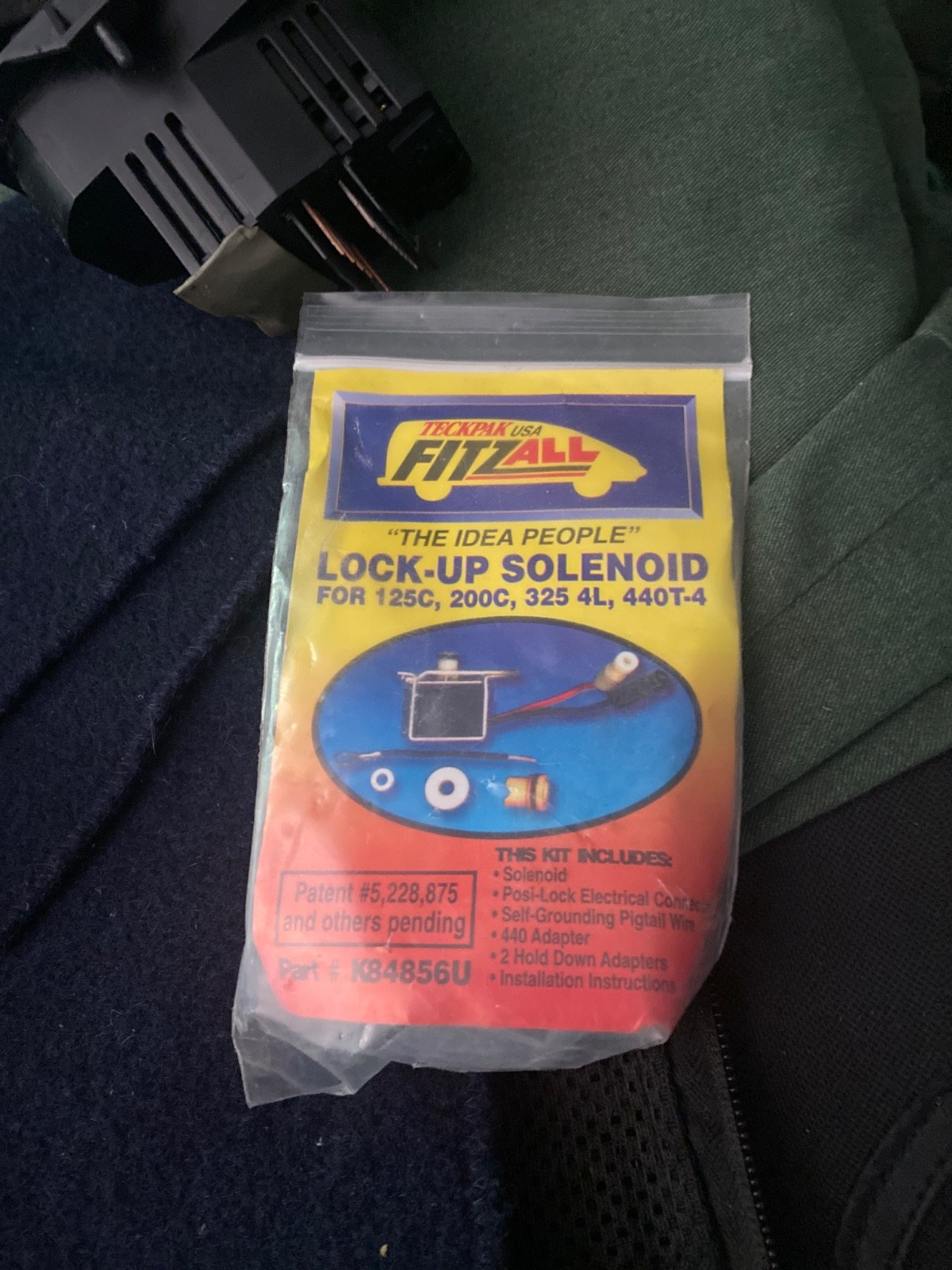 teckpak usa fitzall lockup solenoid 84856U