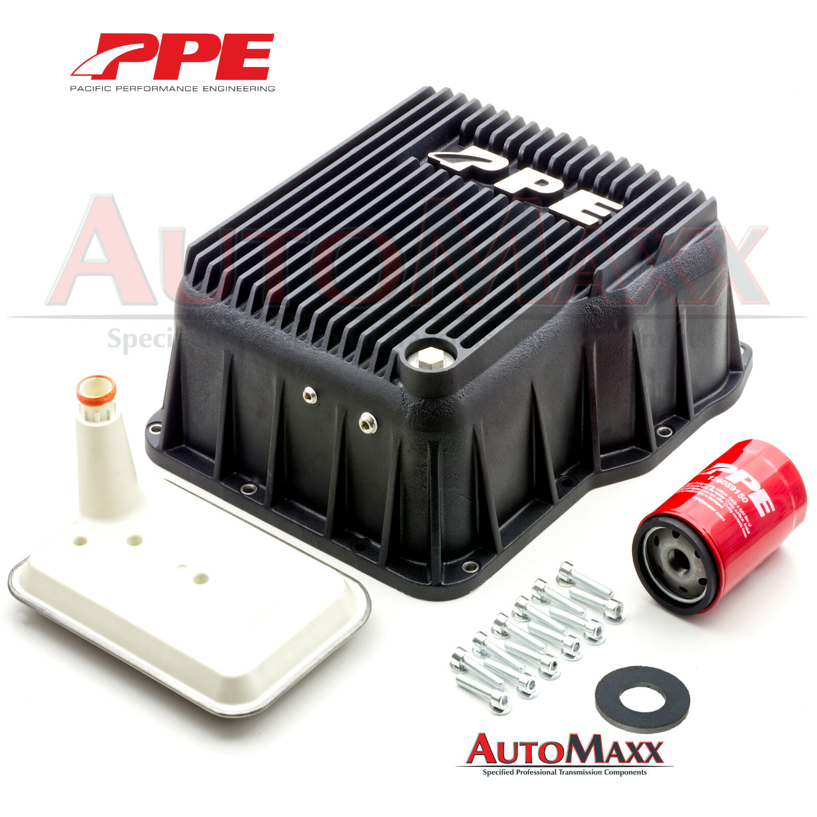 Allison Transmission Deep Aluminum Pan upgrade kit from PPE Duramax Chevy GMC