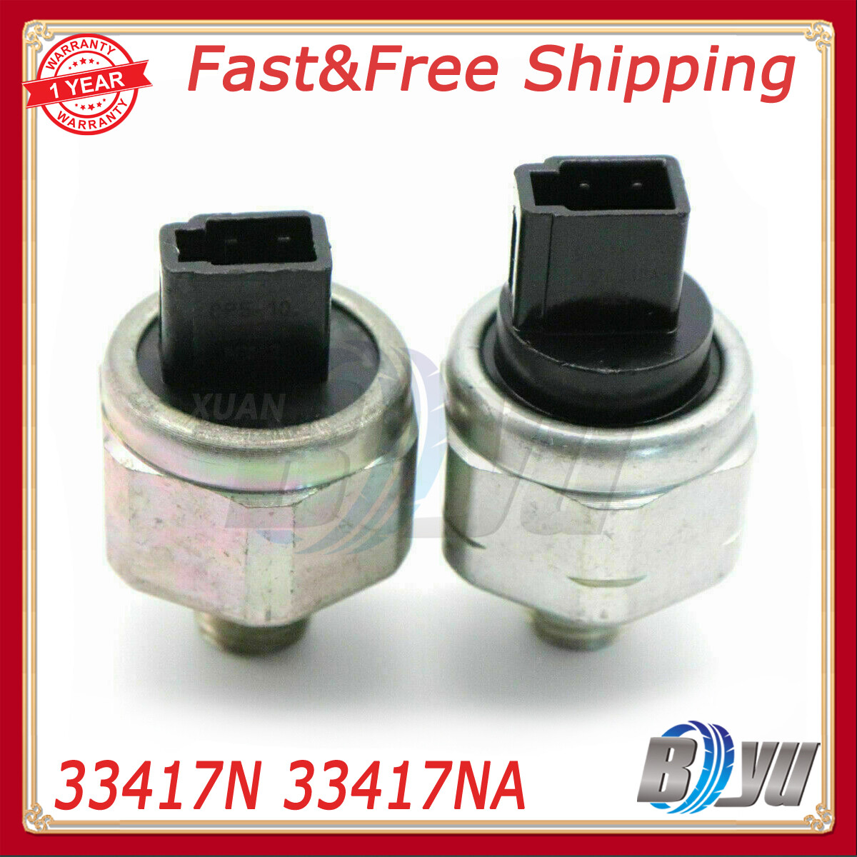 Set 2pcs Pressure Sensor for CVT JF010E JF011E F09A F09B F10A F1CJA RE0F09A 10A