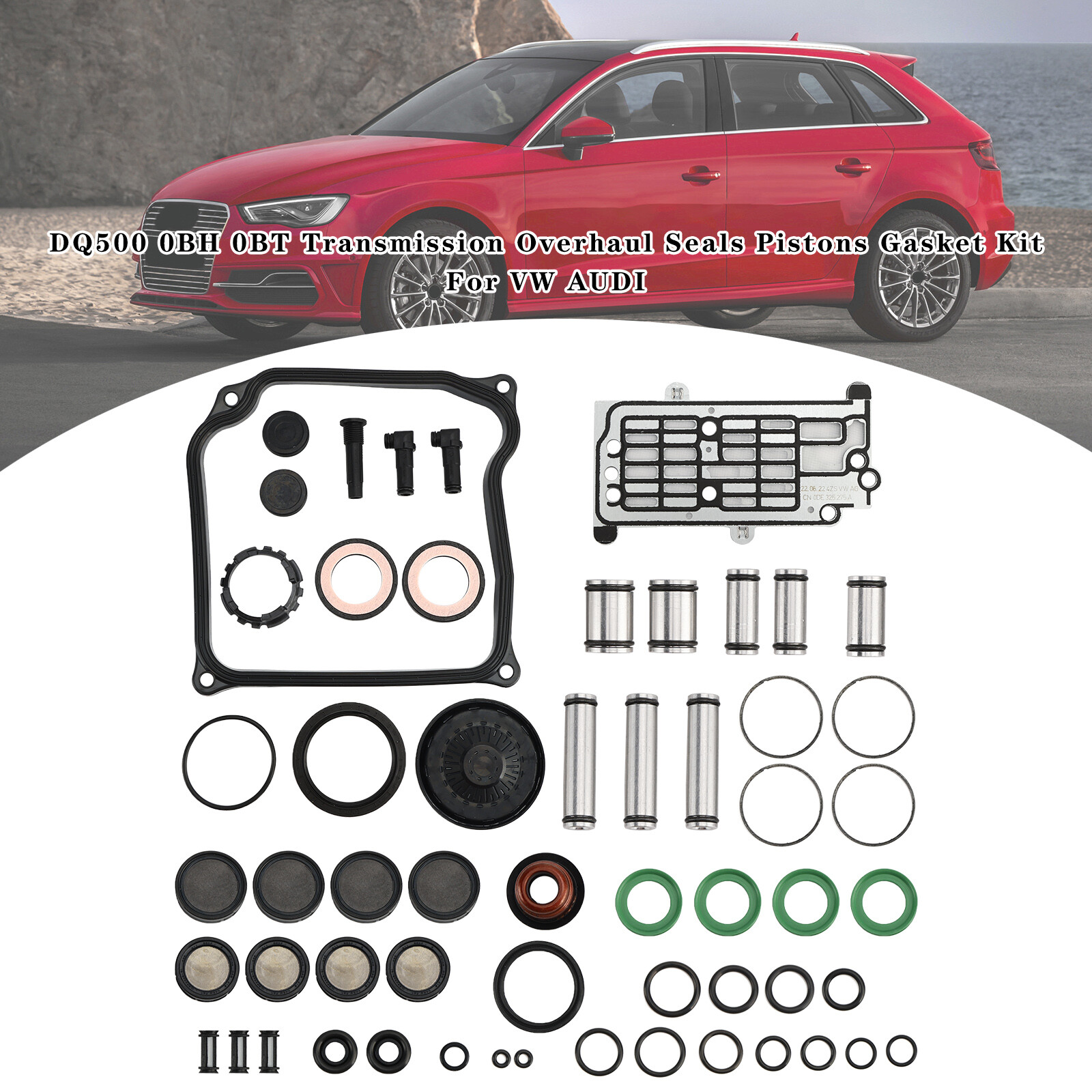 DQ500 0BH 0BT Transmission Overhaul Seals Pistons Gasket For VW TIGUAN 11-ON L4