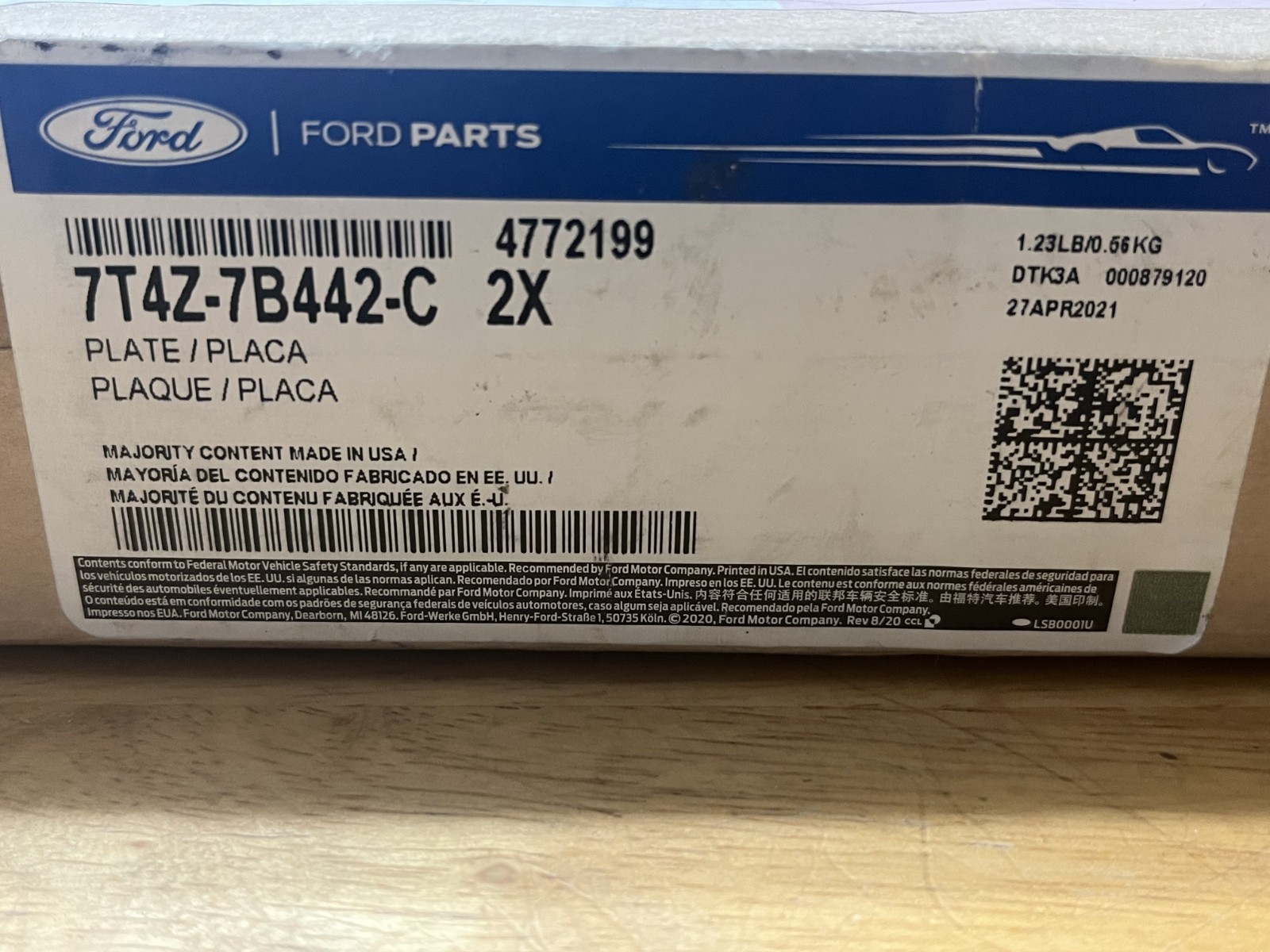 OEM 7T4Z7B442C Ford 07-19 Transmission Clutch Friction Plates Steel Driven K03