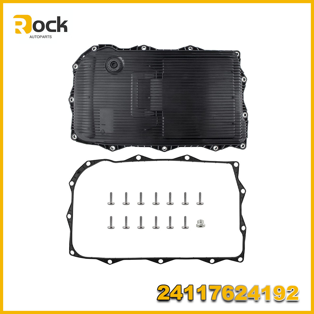 For BMW Automatic Transmission Oil Pan and Filter Gasket & Bolt Kit 24118612901