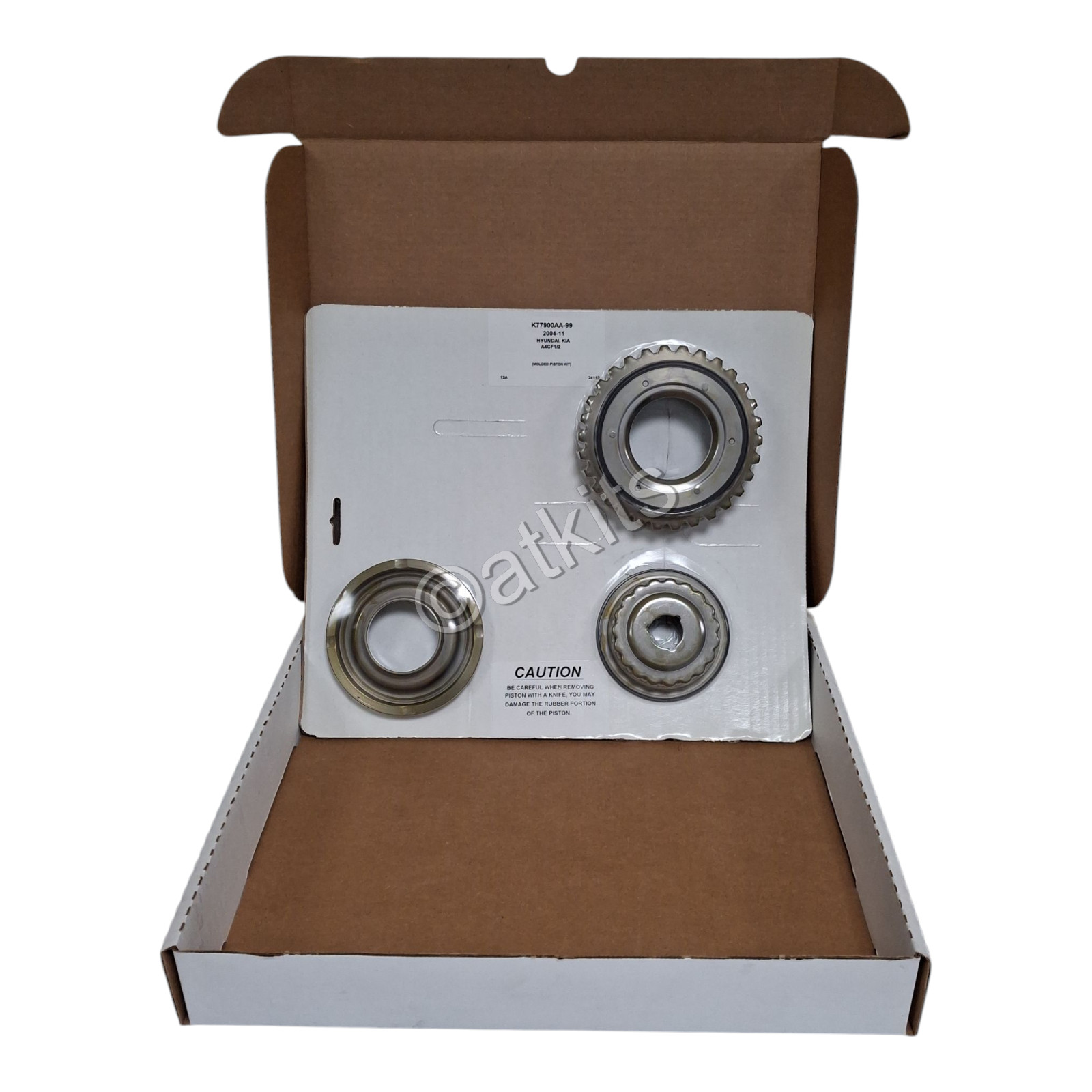 PISTON KIT FOR HYUNDAI A4CF1/2. 2004-11 (3 PISTONS). IND: K77900AA-99