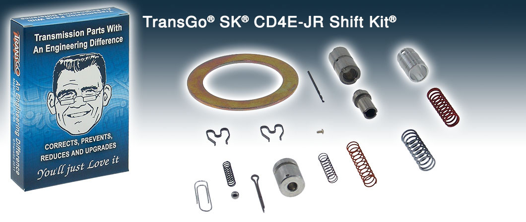 Ford CD4E Transmission Transgo Valve Body Shift Overhaul Rebuild Correction Kit