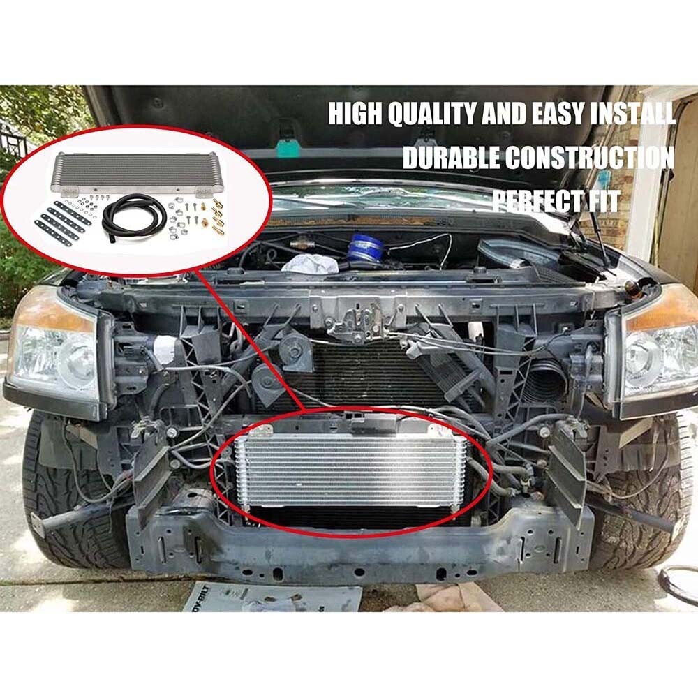 Car Transmission Oil Cooler LPD47391 Low Pressure Drop Trans Cooler 40000 GVW RV