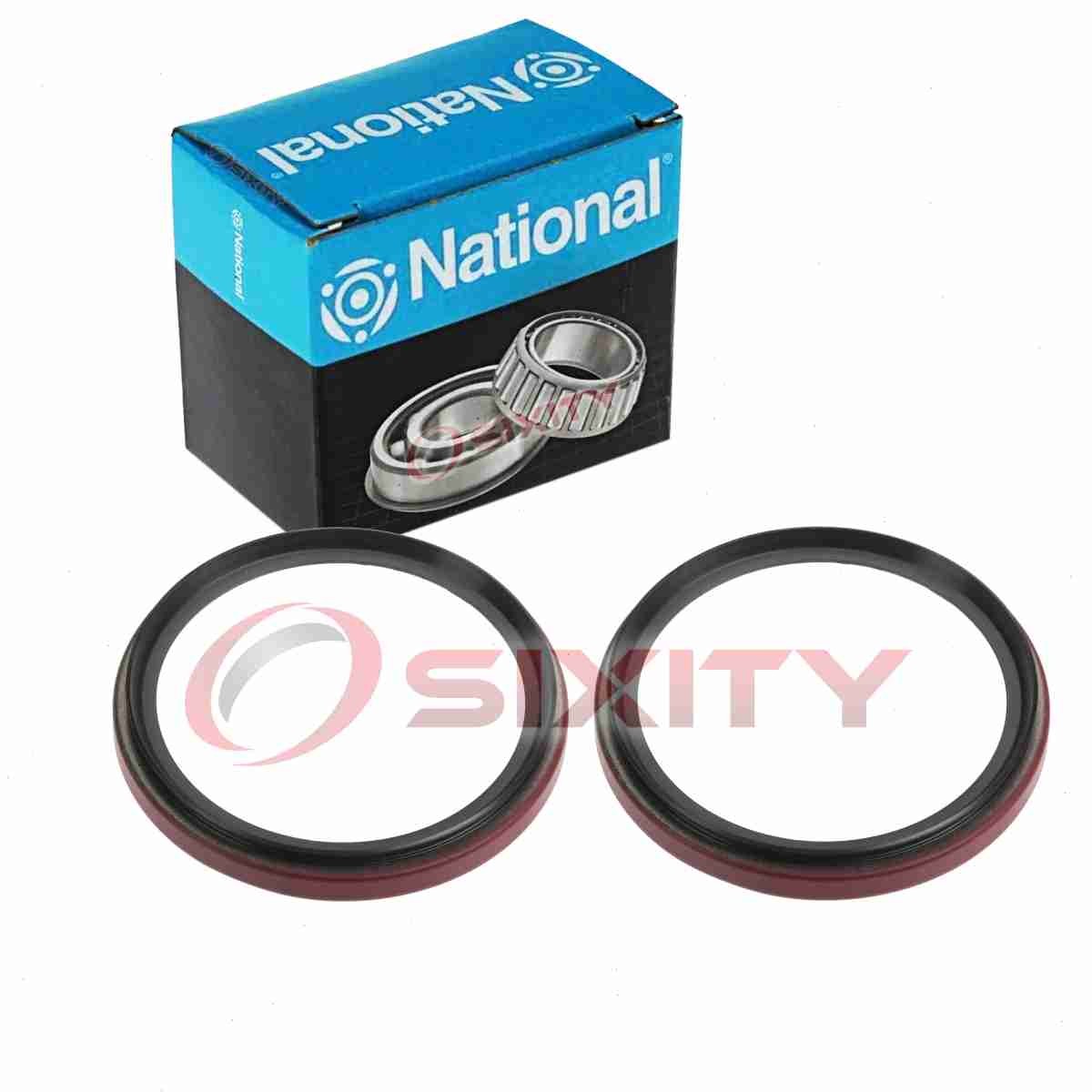 2 pc National Front Inner Wheel Seals for 1969-1978 Cadillac Eldorado rw