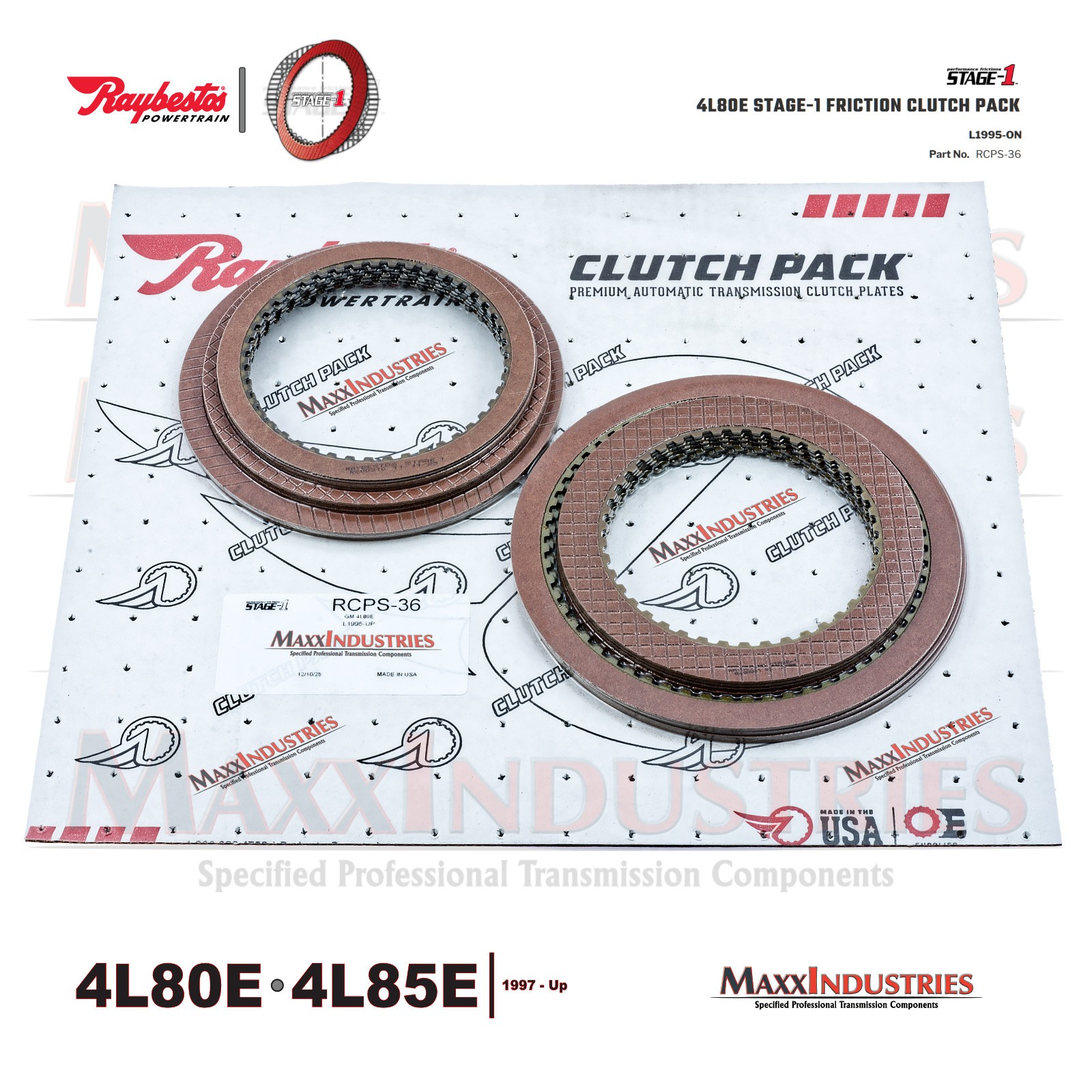4L80E 4L85E Performance Stage-1™ Frictions Master Rebuild Kit Hi-Per Blu 1997-On