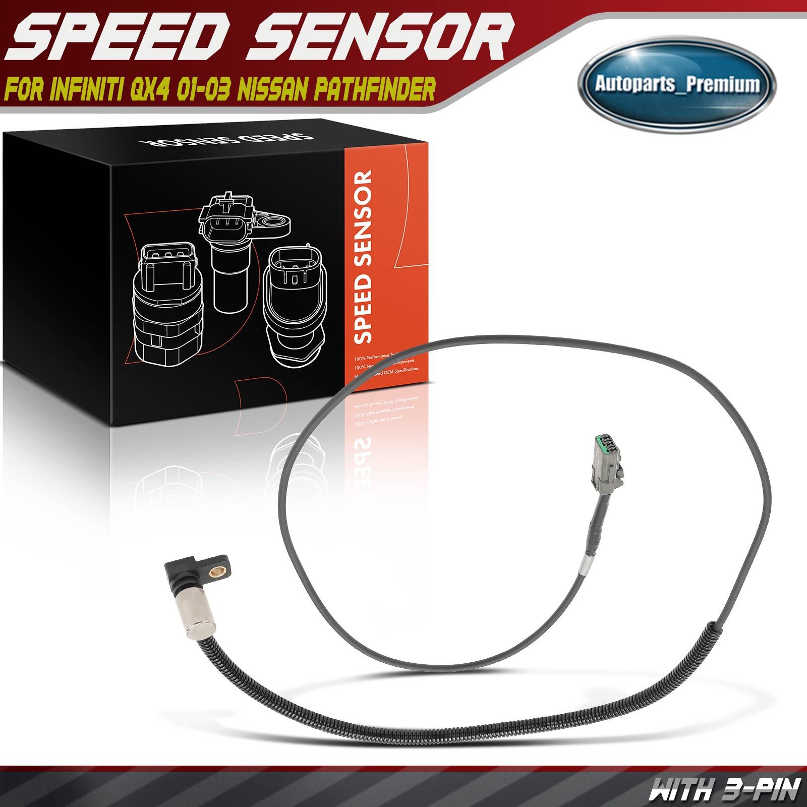 Automatic Transmission Speed Sensor for INFINITI QX4 2001-2003 Nissan Pathfinder