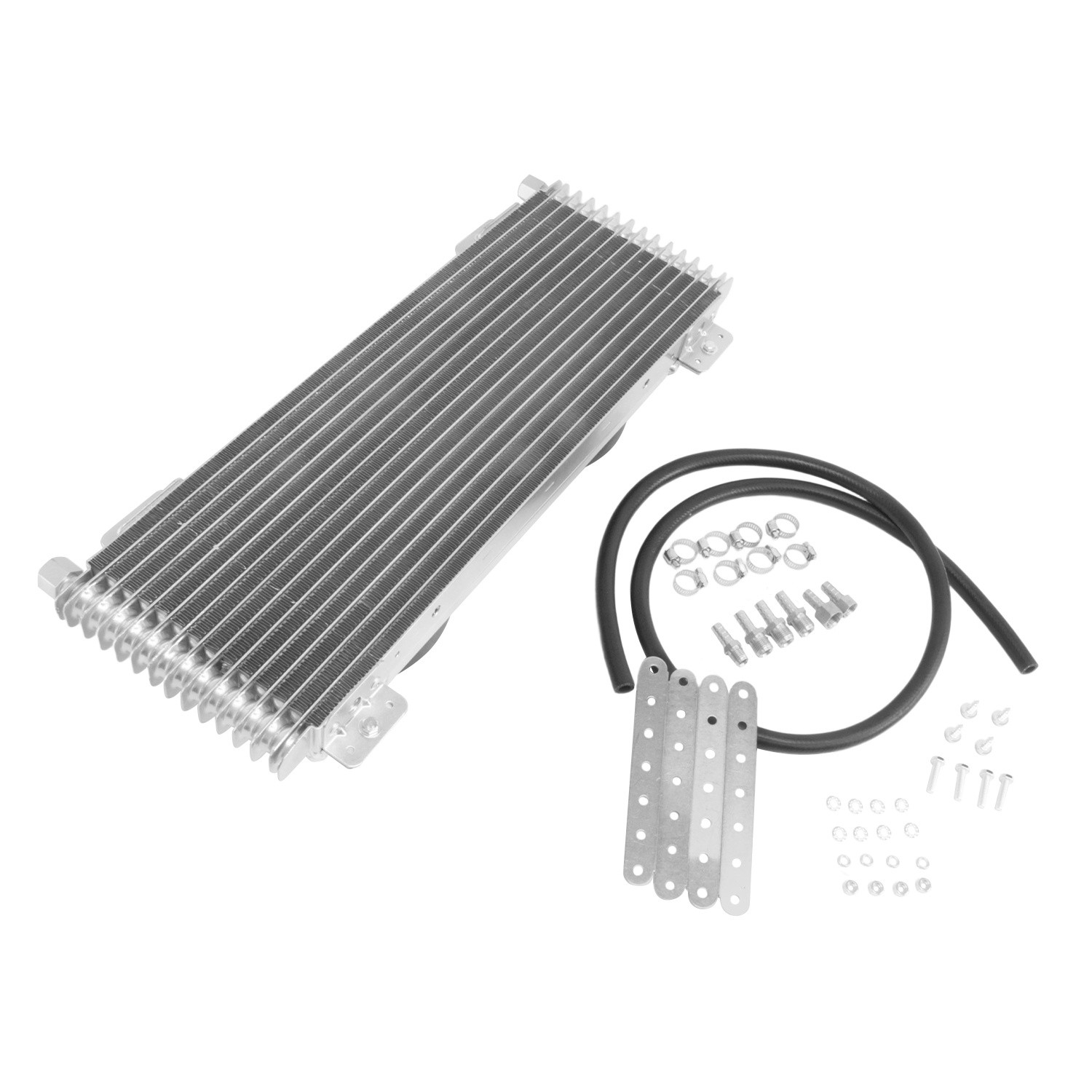 Upgraded Transmission Oil Cooler+Shroud Fans Tru-Cool 40,000 GVW For Light Truck