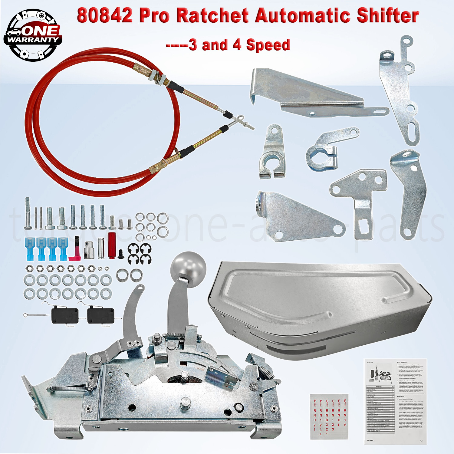 80842 Automatic Shifter Pro Ratchet 3 and 4 Speed AOD 727 A904 TH400 TH350