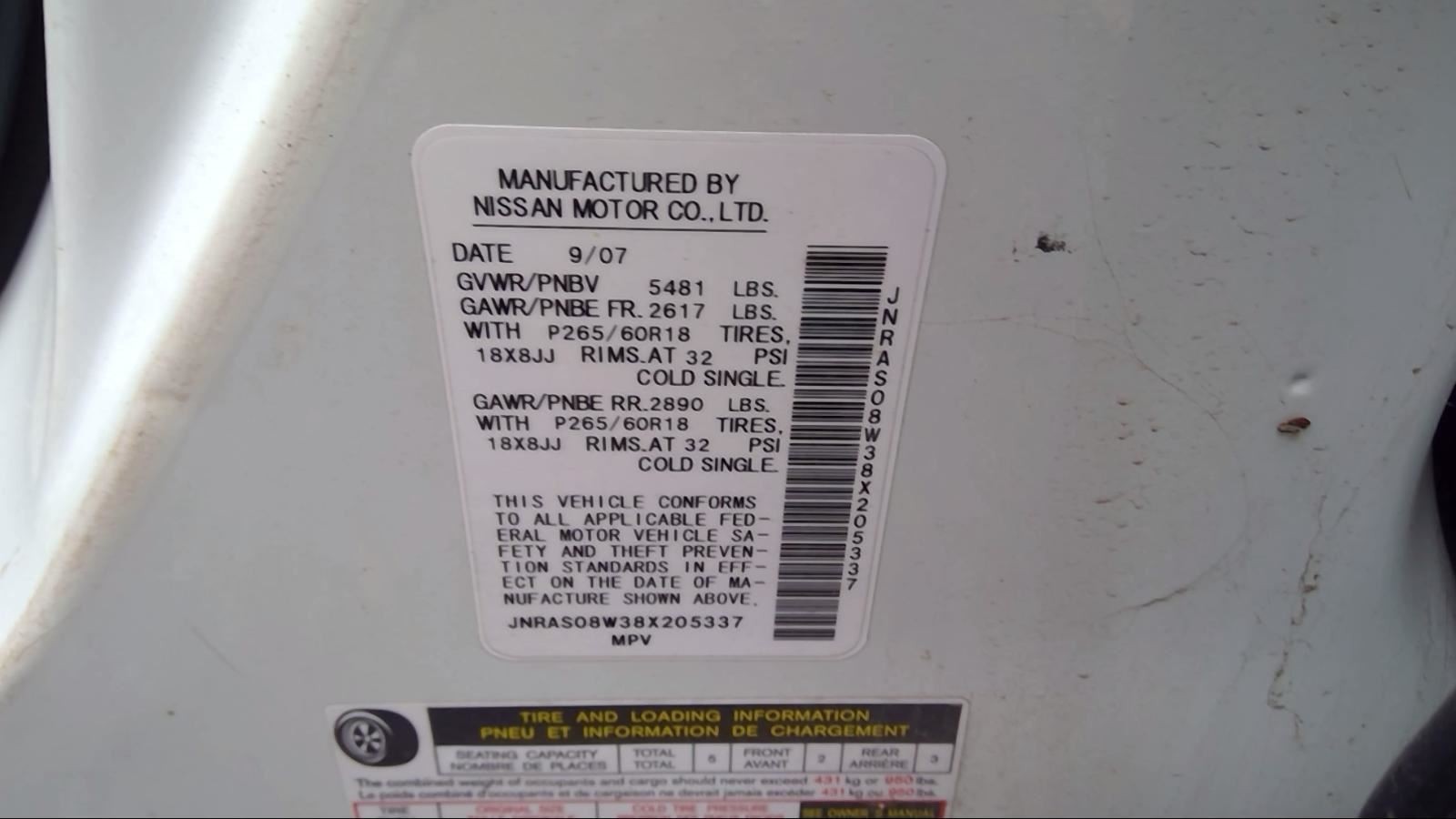 Transfer Case Automatic Transmission Fits 03-08 INFINITI FX SERIES 2243751