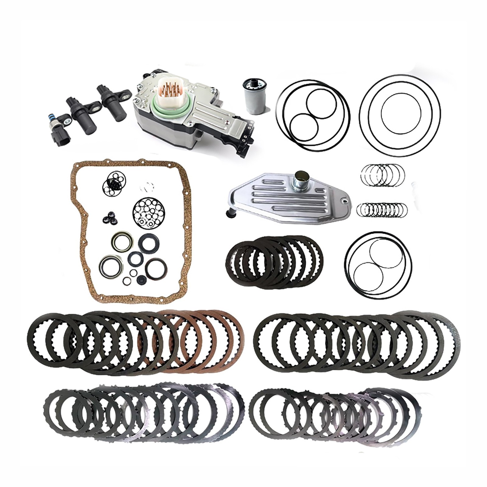 45RFE 65RFE 545RFE Super Master Rebuild KIT W/4WD Filter Friction Steel 99- US
