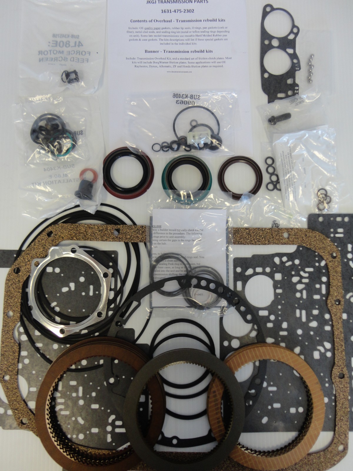 A245, A245E, A247E, MS7, 1.8L 4 SPEED 1993-2001 BANNER KIT – FIT’S TOYOTA