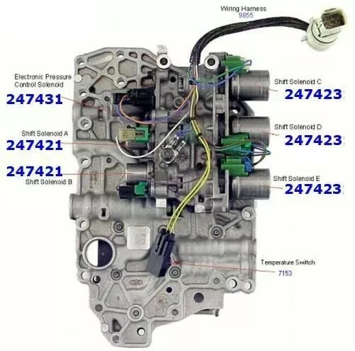 FNR5 FS5A-EL TRANSMISSION VALVE BODY WITH SOLENOIDS FORD MAZDA 05UP