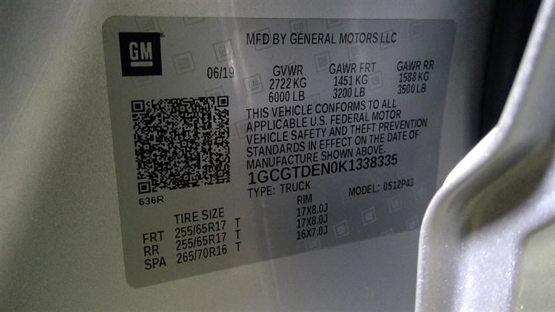 Transfer Case 3.6L ID Anv Fits 18 CANYON 2423665