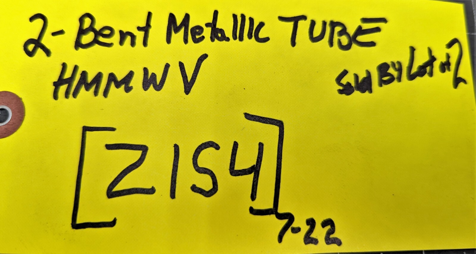 LOT OF (2) HMMWV TRANSMISSION OIL COOLER TUBES 12469380 / 4710-01-473-1708 [Z1S4