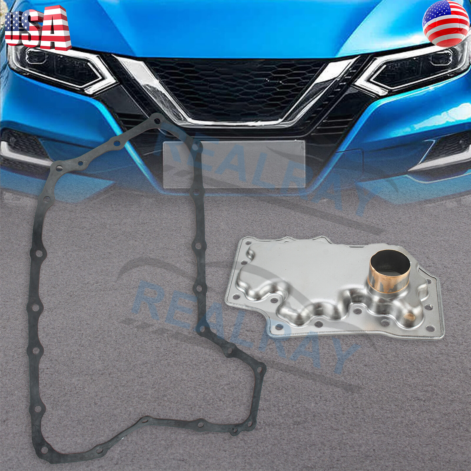 Transmission Oil Filters w/ Pan Gasket for Nissan Altima Maxima Quest Murano 3.5