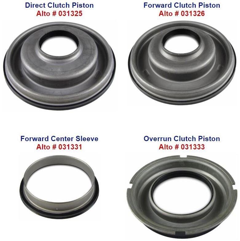 4L80E Transmission Bonded Piston Kit Direct Forward Overrun Center Sleeve 97-On