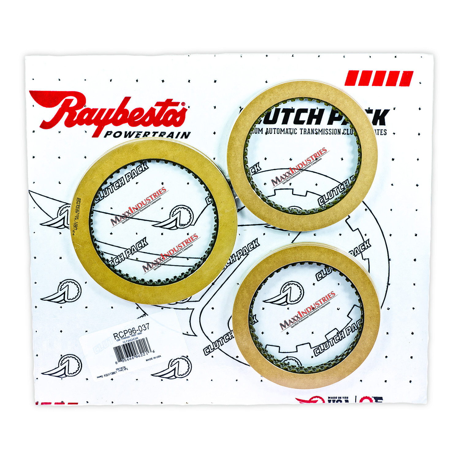 TH400 Transmission Friction Clutch Pack for GM 1964-up Raybestos RCP96-037