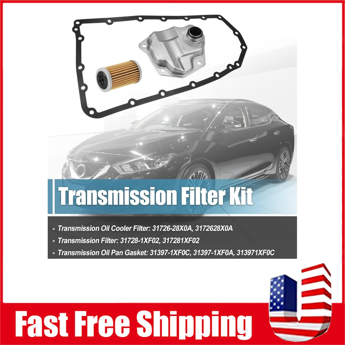 Transmission Oil Filter kit Fits Nissan Rogue NV200 Juke NEW 31726-28X0A USA