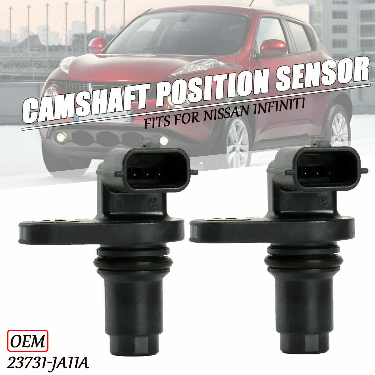 2x Camshaft Crankshaft Cam Crank Position Sensor For Nissan 350Z Infiniti FX35