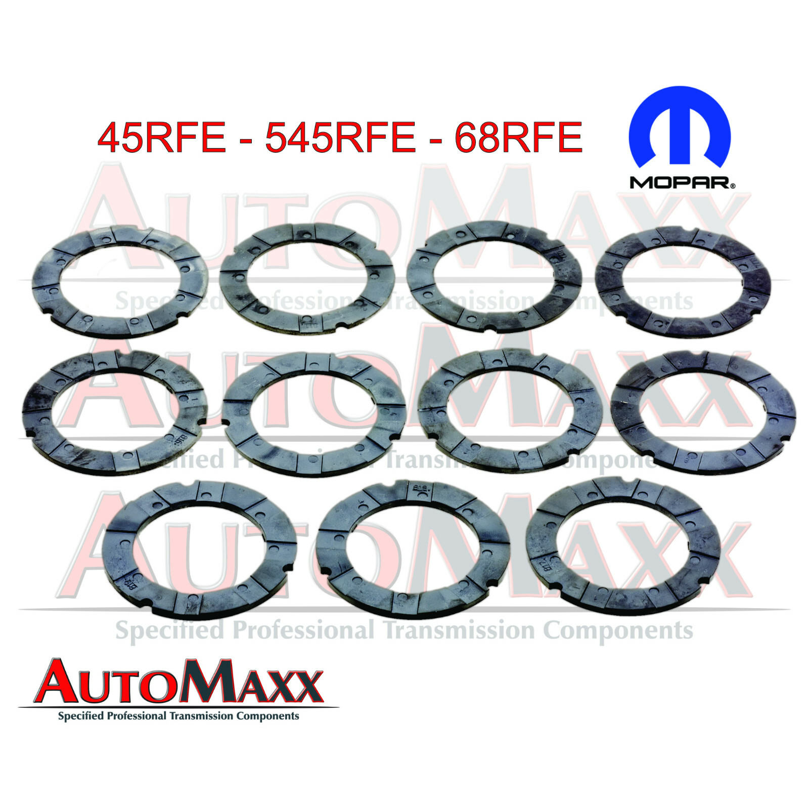 DODGE RAM JEEP Transmission 545RFE 68RFE 11PC Thrust Washer Set MOPAR 2001-on