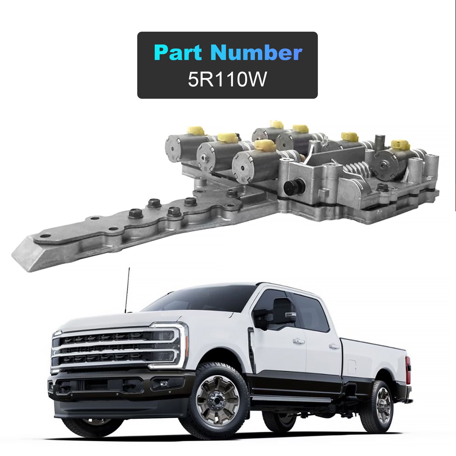 Rebuilt 5r110w Valve Body W/Solenoids 03up Ford F250 (READ)