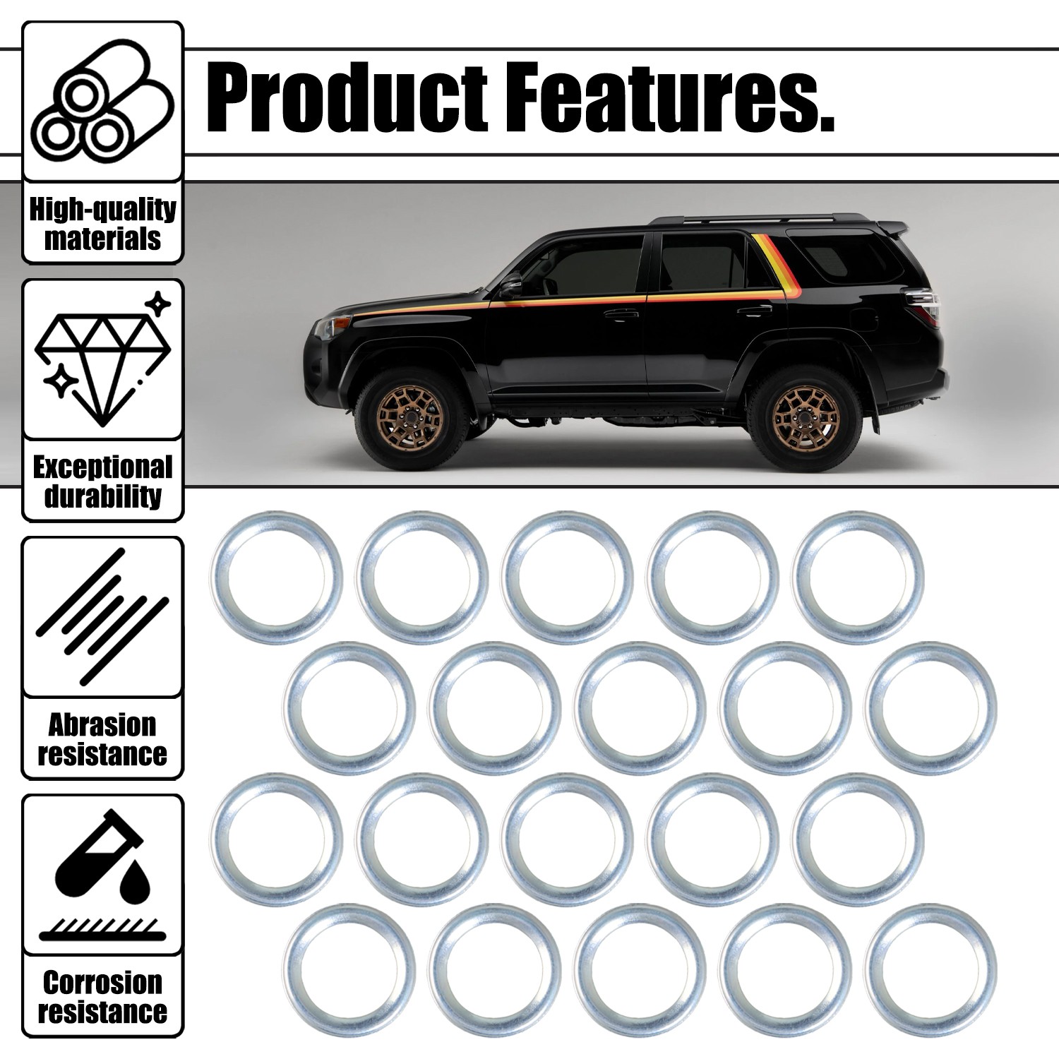 Transmission Fluid Drain Plug Crush Washers Gaskets For Toyota Lexus 35178-30010