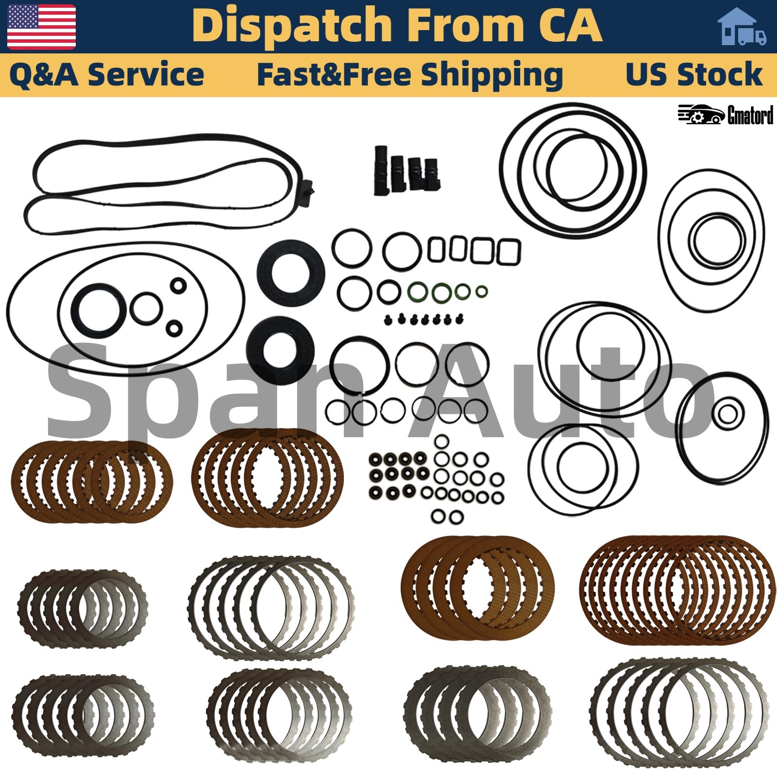 6HP19 6HP21 Auto Transmission Master Rebuild Kit for BMW 128i 135i 325i 328i 335