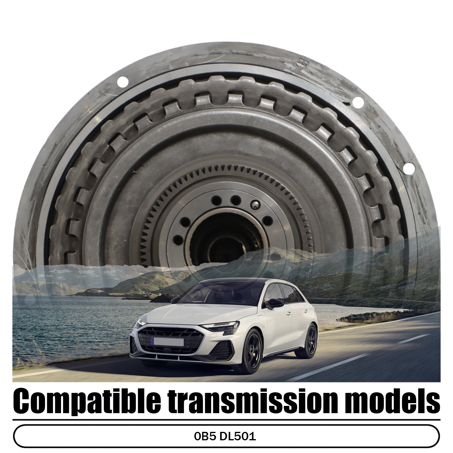 1Pc 0B5 DL501 7Speed 0B5 Dual Wet Clutch for Audi A4 A5 A6 A7 Q5 2008-2011