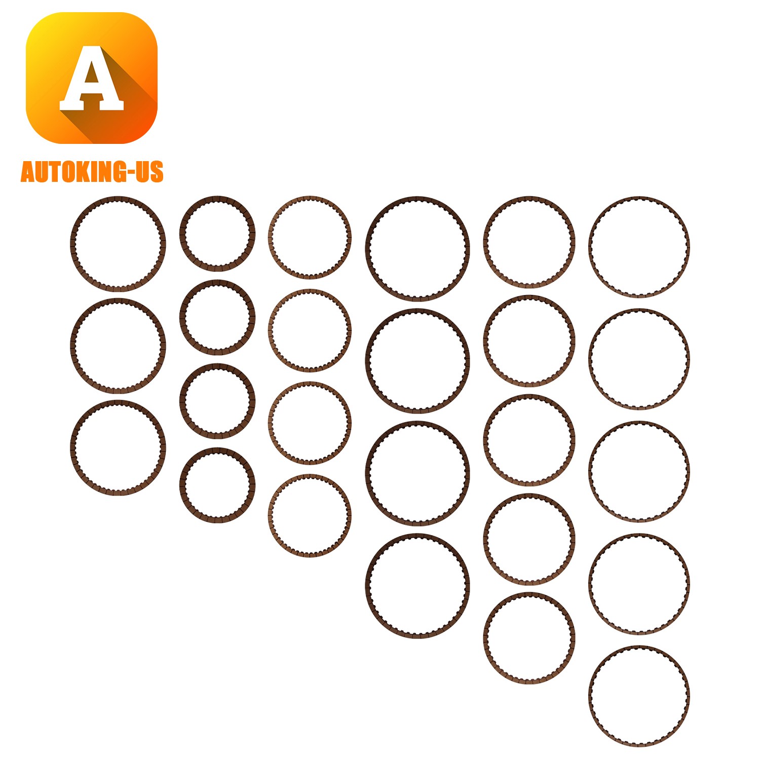 1x UA80 UA80E UA80F Transmission Overhaul Friction Plates Kit For Toyota 2016-up