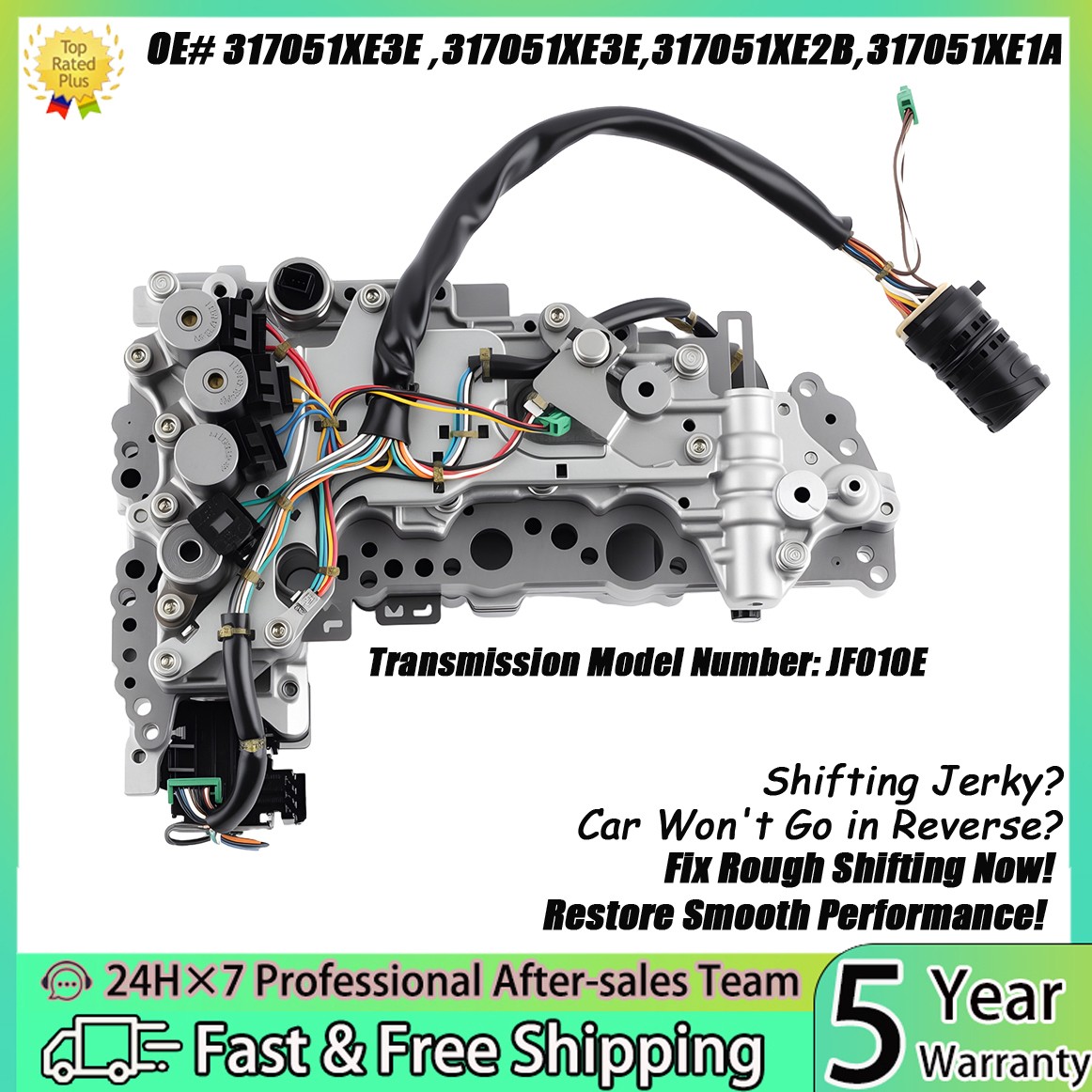 CVT Transmission Valve Body For Nissan Maxima Altima Murano Quest Renault JF010E