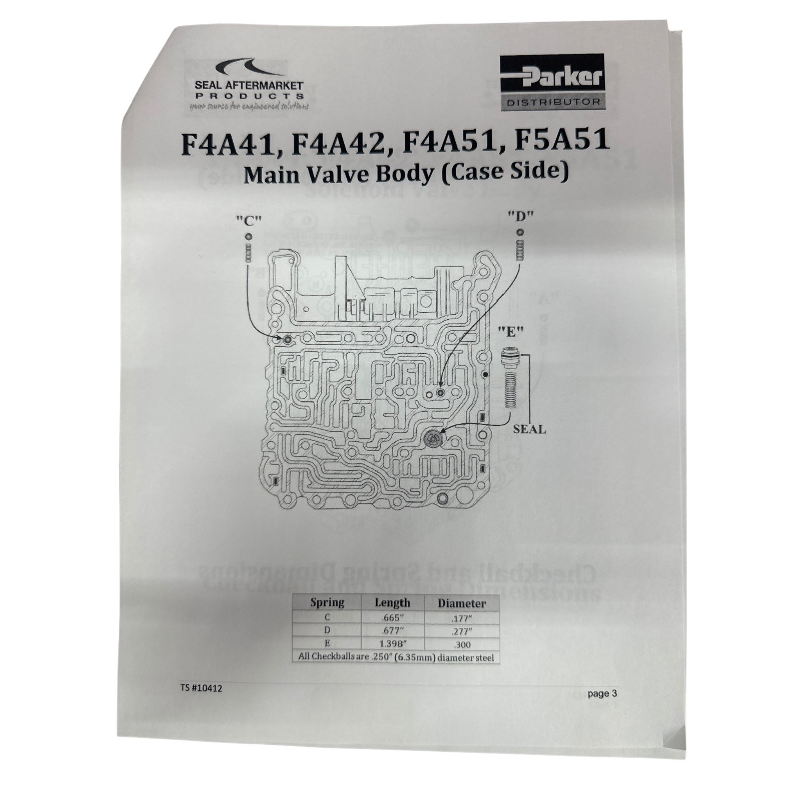 Mitsubishi Hyundai Transmission F4A41 F4A42 W4A42 Overhaul Kit Gaskets Seal 1996