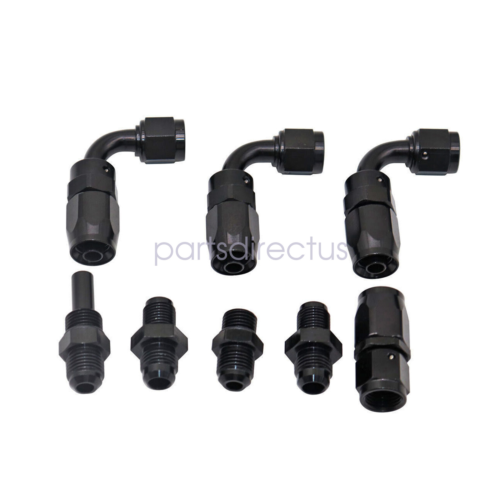 Automatic Transmission Cooler Line Kit fit 4L80E 6AN Nylon Steel Braided Line