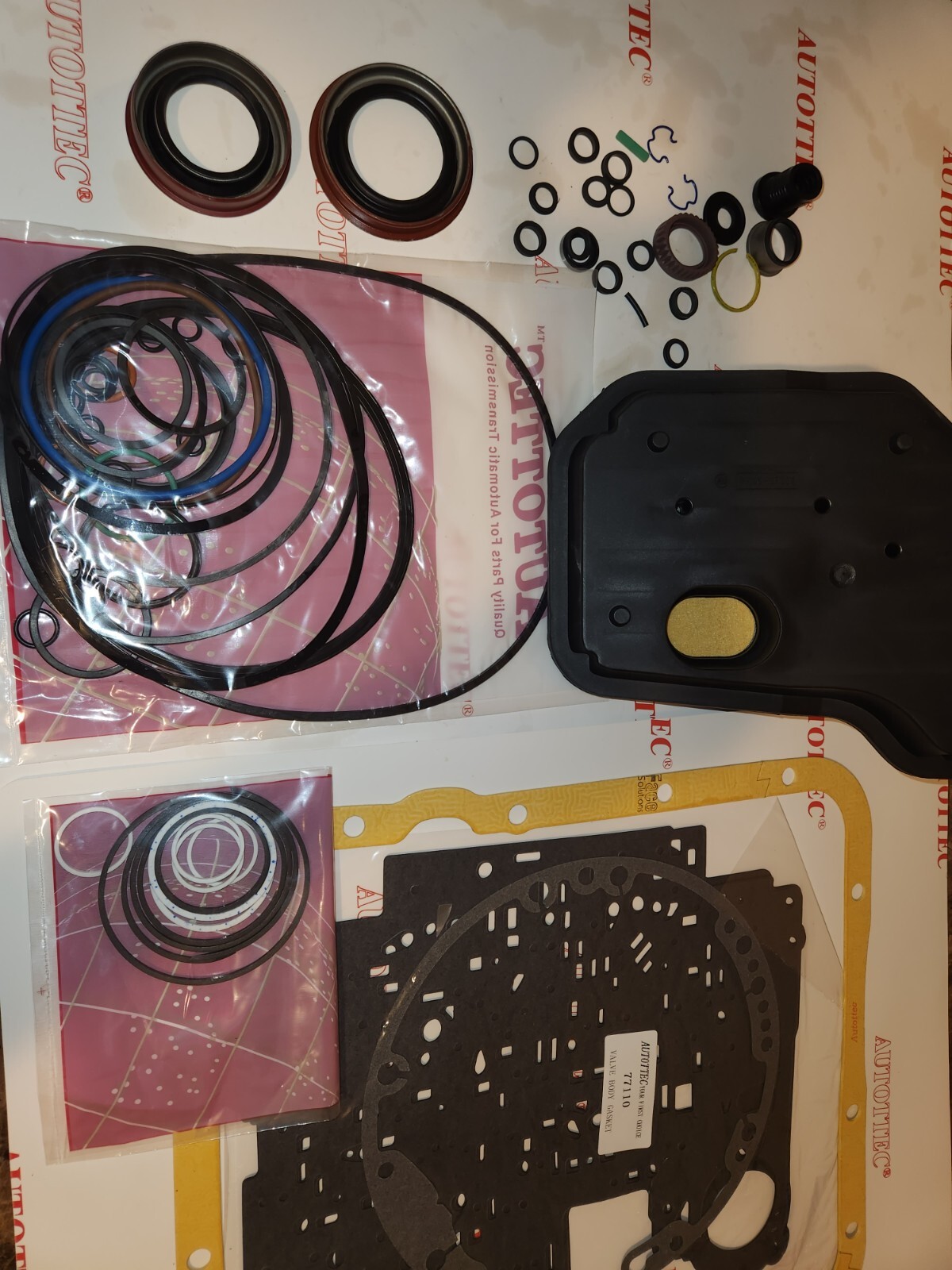 4L60E 4L65E Transmission Overhaul Kit with Rings with Filter 1997 to 2003