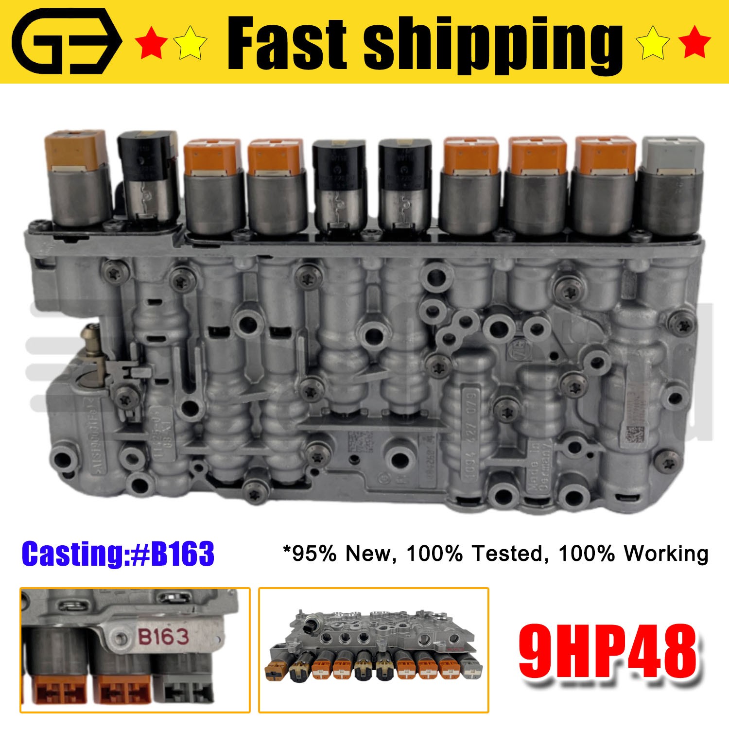 Transmission Valve Body 9HP48 For LandRover Chrysler Honda Acura Casting #B163