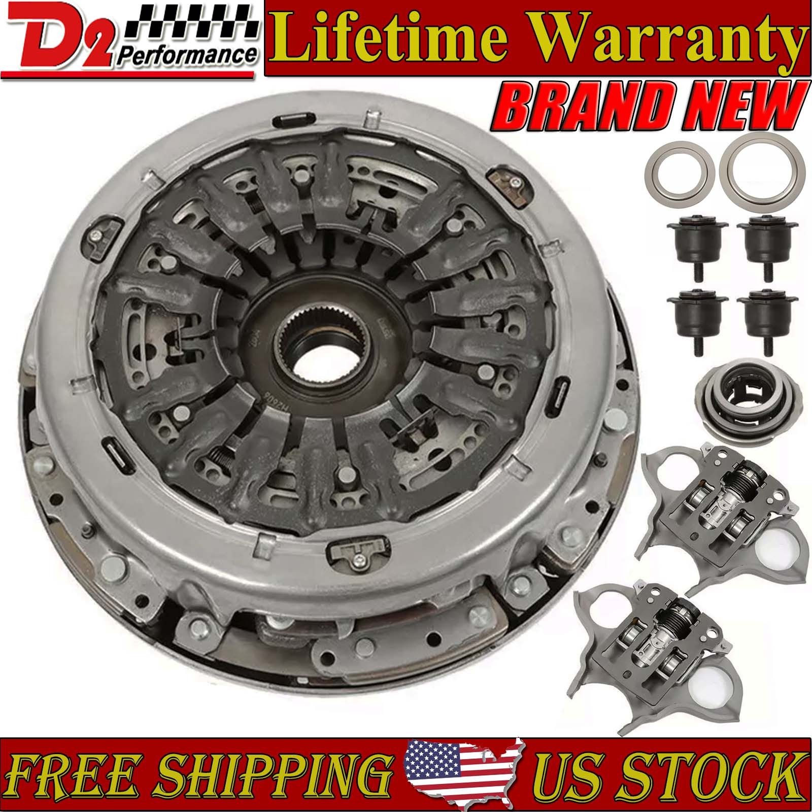 Transmission Dual Clutch Fitk Kits Fits 2012-2019 Ford Focus Fiesta 6DCT250 DPS6