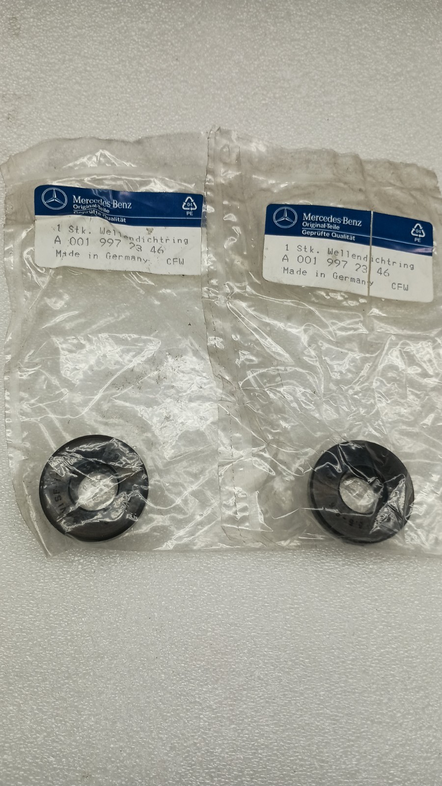 New Mercedes Benz Sealing Ring x 2 0019972346 W100 W108 W109 W110 W111 W113