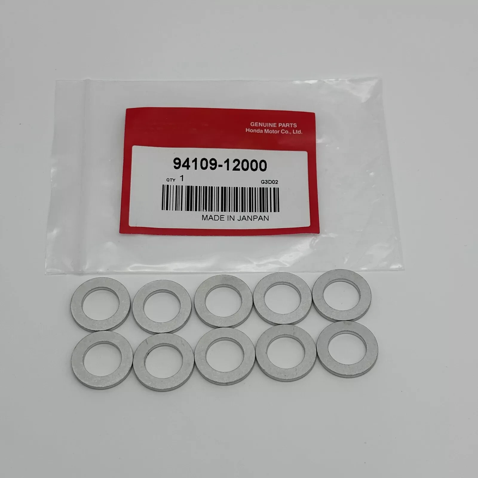 10 GENUNE OEM HONDA ACURA ALUMINUM DRAIN PLUG CRUSH SEALING GASKET WASHERS 12MM