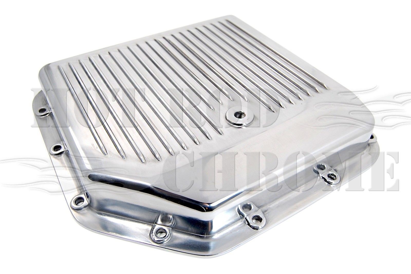 GM Turbo 350 Transmission Pan TH350 HydraMatic Stock Capacity Polished Aluminum