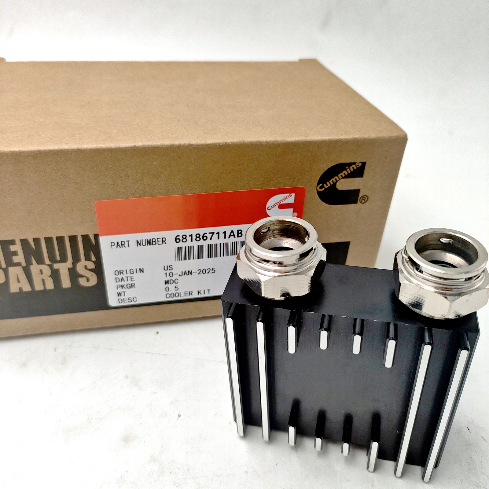 Cummins 68RFE Transmission Cooler Thermal Bypass for 2013-18 Dodge Ram 2500 6.7L