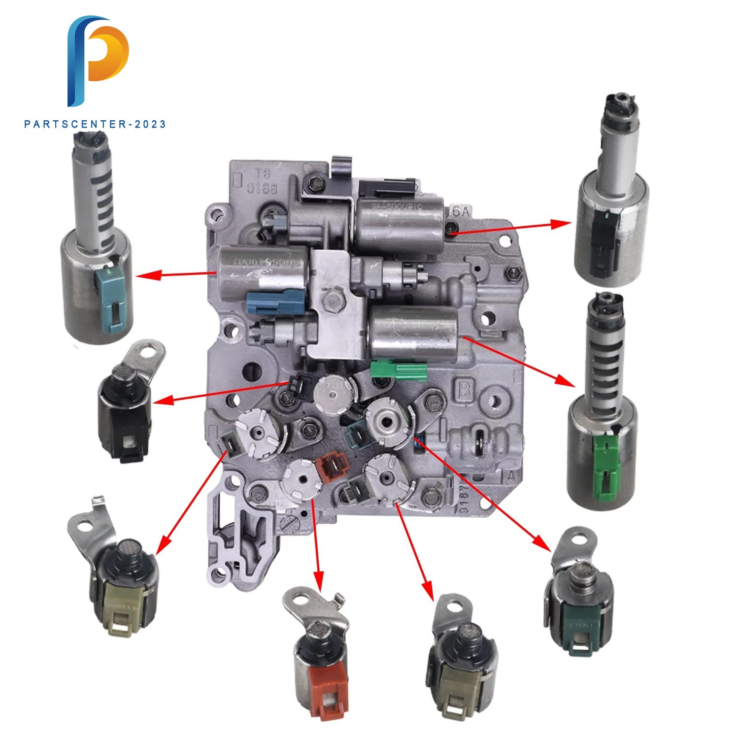 8X Transmission Solenoids Set AW55-50SN AW55-51SN AF33-5 AW235 For Chevrolet