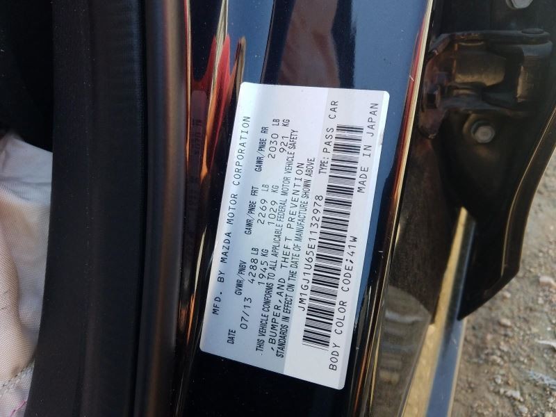 Automatic Transmission 2.5L Fits 14-15 MAZDA 6 2129701