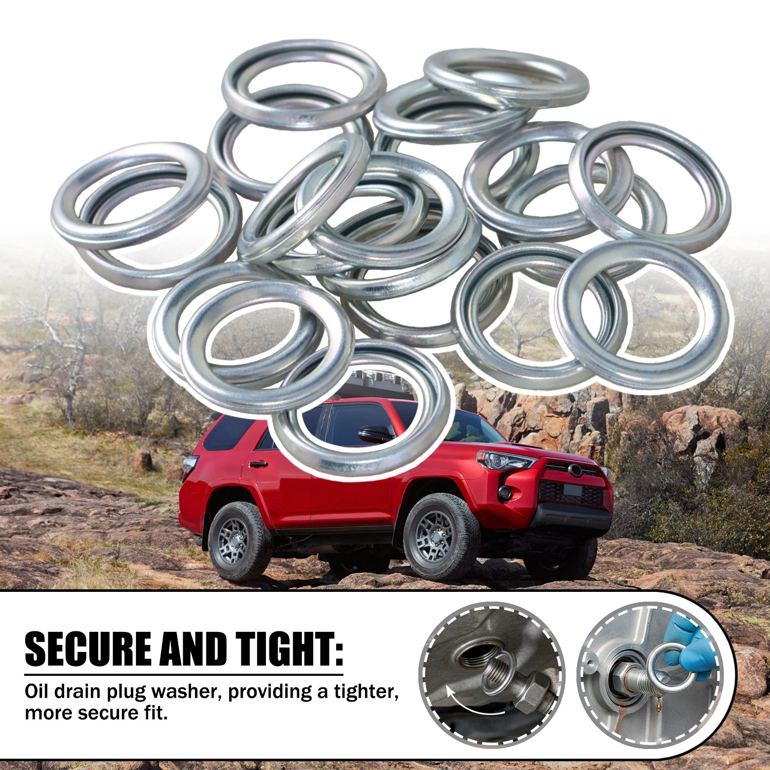 Transmission Fluid Drain Plug Crush Washers Gaskets For Toyota Lexus 35178-30010