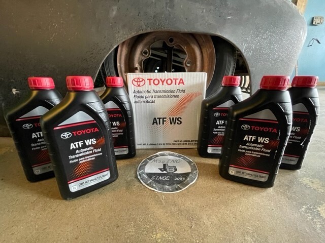 (6) Quart GENUINE TOYOTA ATF WS Automatic Transmission Oil 00289-ATFWS