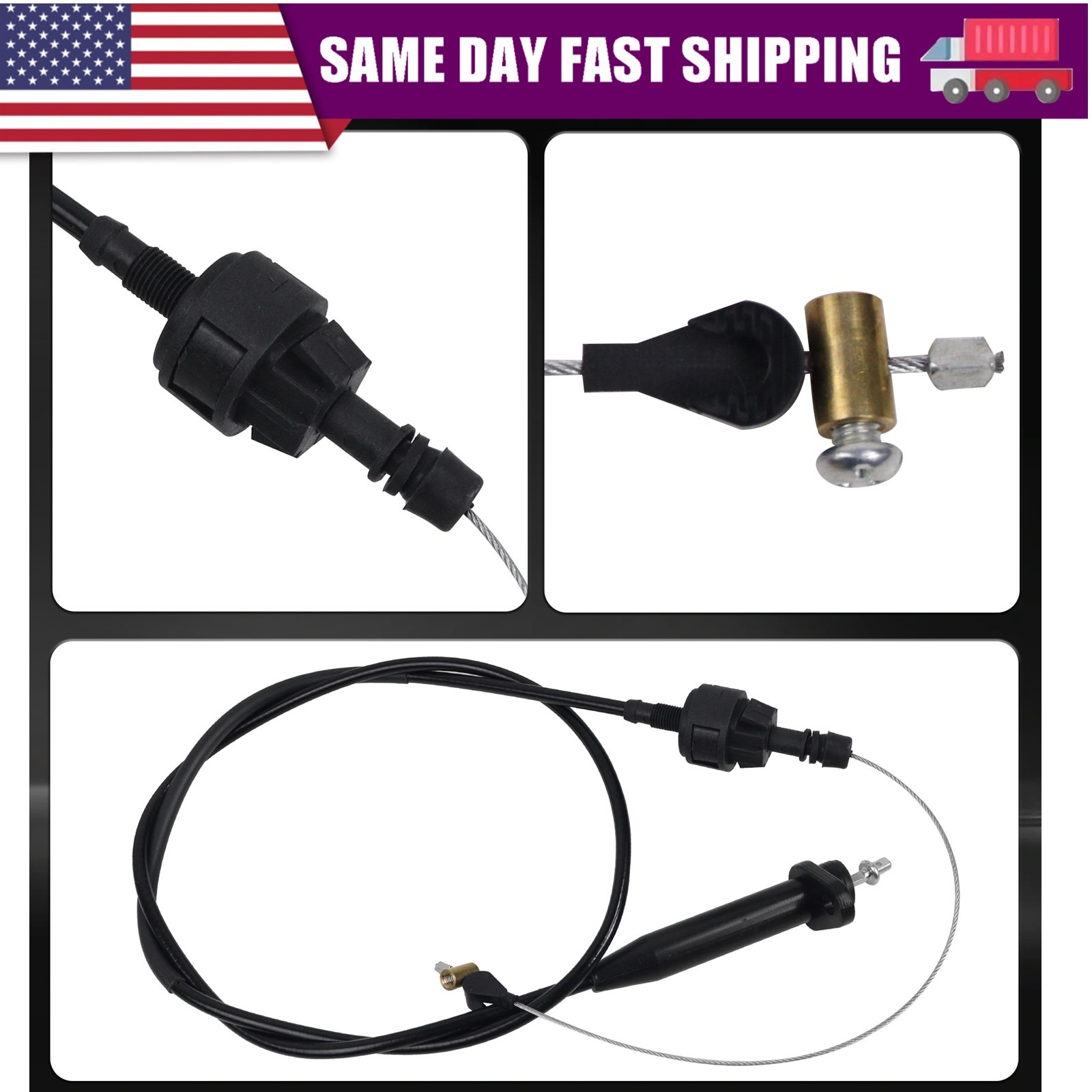 For 1987-1993 GM Transmission 4L60 K65552 TV Detent Kickdown Cable
