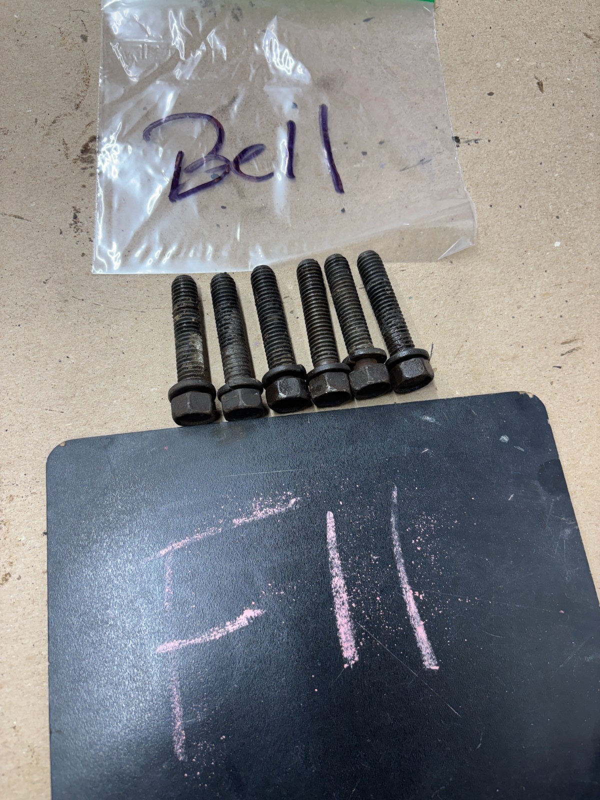 1987 1995 FORD F150 BRONCO F250 E4OD OE 7/16 THREAD 5/8 BELL HOUSING MOUNT BOLTS