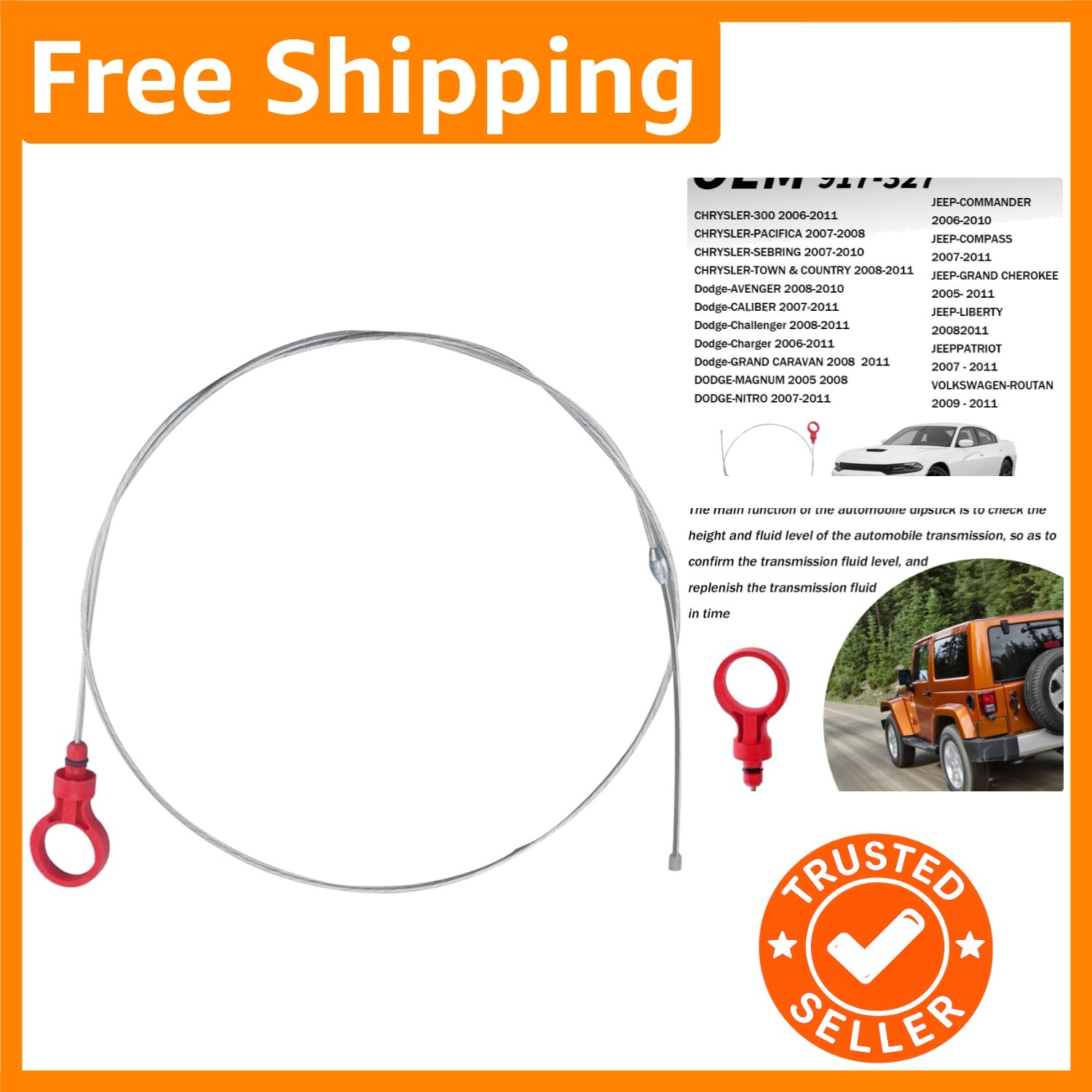 Car , Auto Transmission Fluid Level Dipstick Tool for 2.7 3.5 3.6 3.7 5.7 6.1…