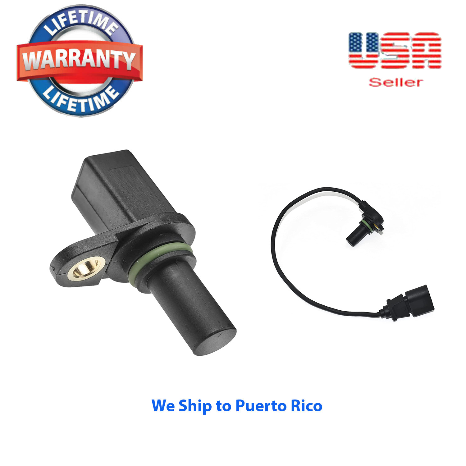 Set 2 Trans Output-Input Vehicle Speed Sensor For Golf City GTI Jetta & Beetle